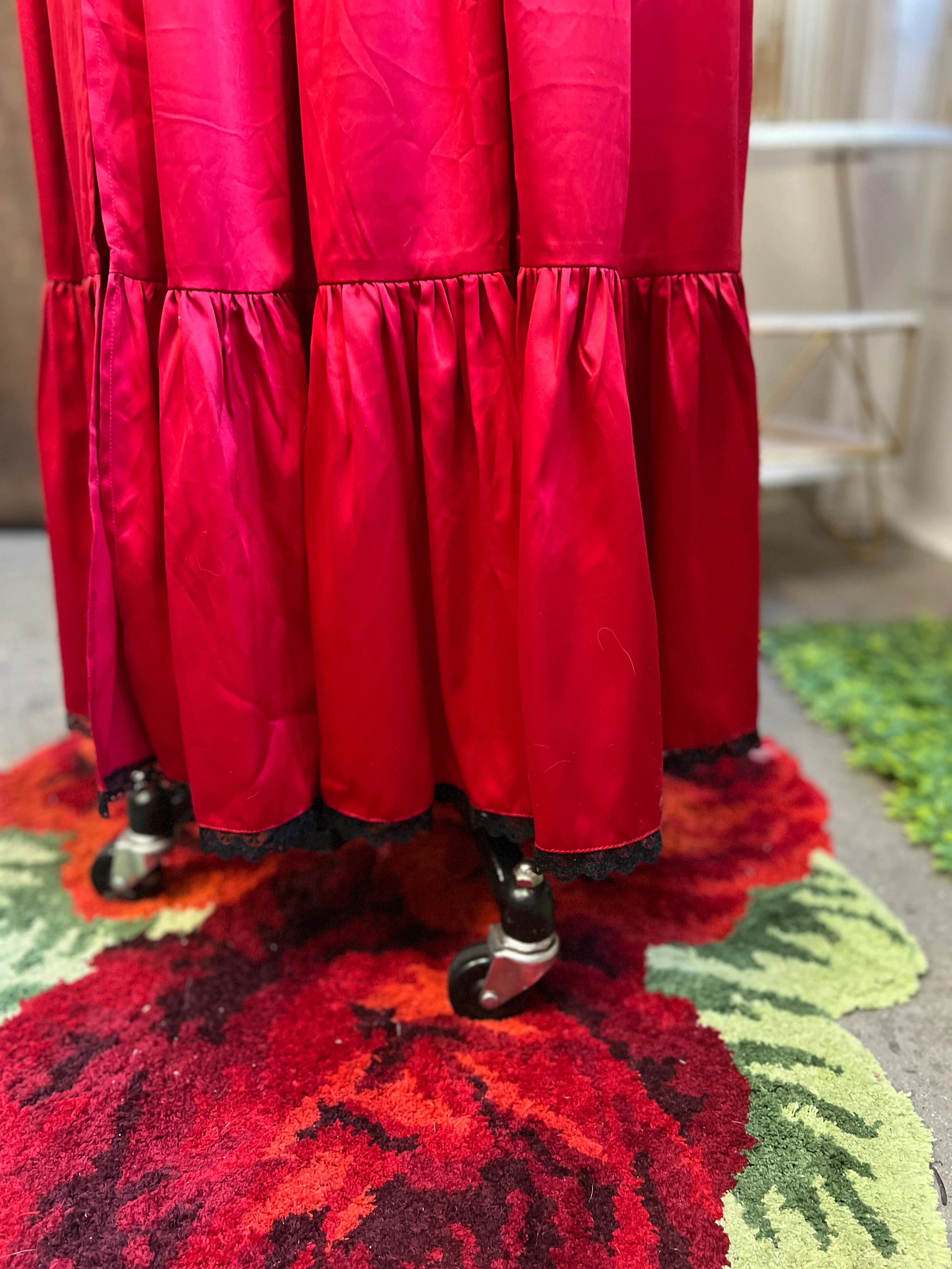 *PRE ORDER* Cosette Maxi Dress in Crimson Red - Image 5