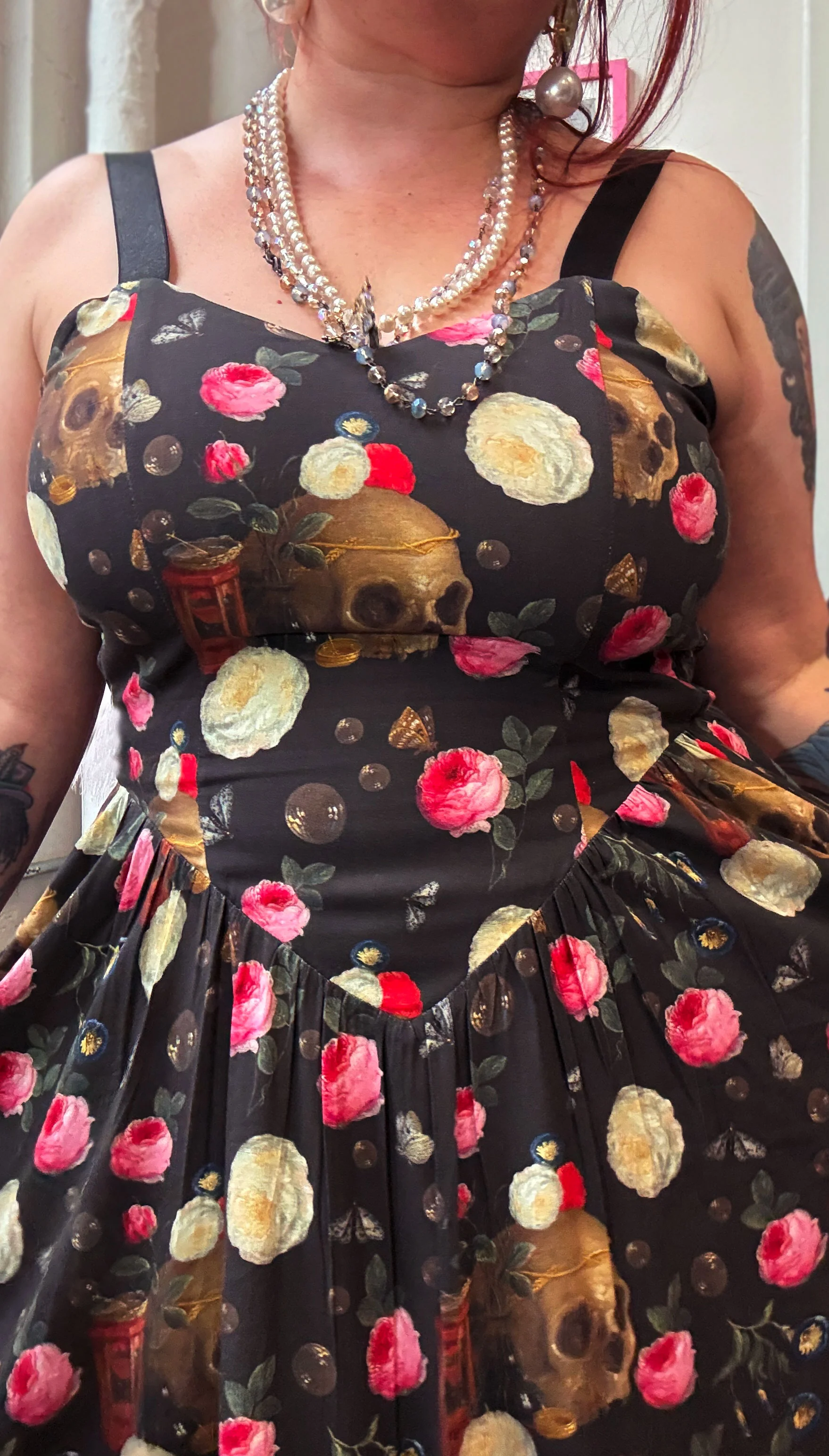 Still Life Sundress featuring the art of Jan Van Kessel The Elder - Image 3